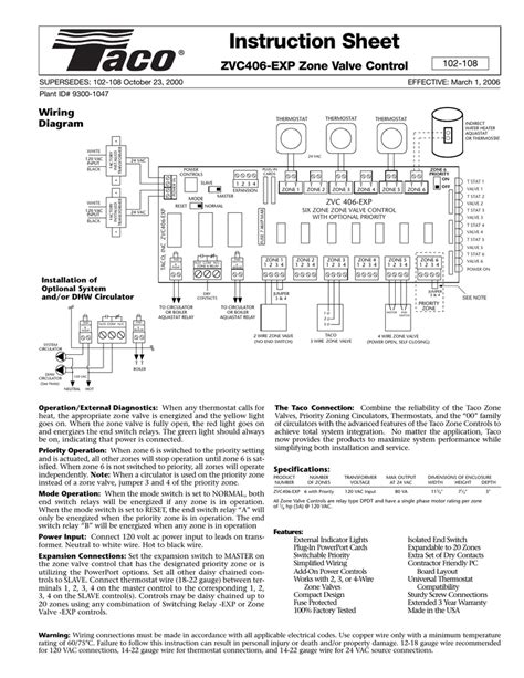 taco zvc wiring diagram wiring diagram