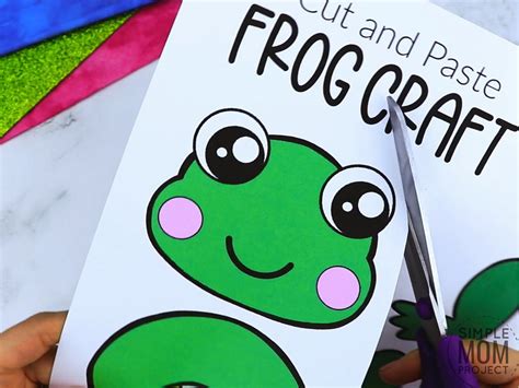 printable frog craft template