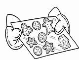 Coloring Pages Cookies Christmas Colouring Lights Kids Clip Baking Bake Holidays Choose Board Holiday Colors Color Last Trending Days Print sketch template
