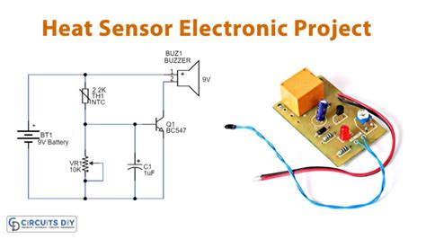 simple heat sensor circuit