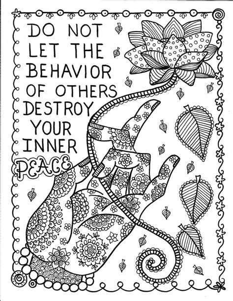 printable adult coloring pages  quotes