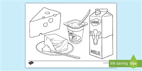dairy colouring sheet colouring sheets twinkl