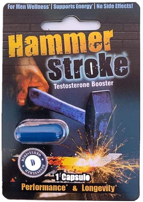 Hammer Stroke Strong Back Replacement Male Enhancement 2 Count