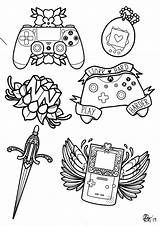 Neo Quirky Traditional Tattoo Create Designs Fiverr Screen sketch template