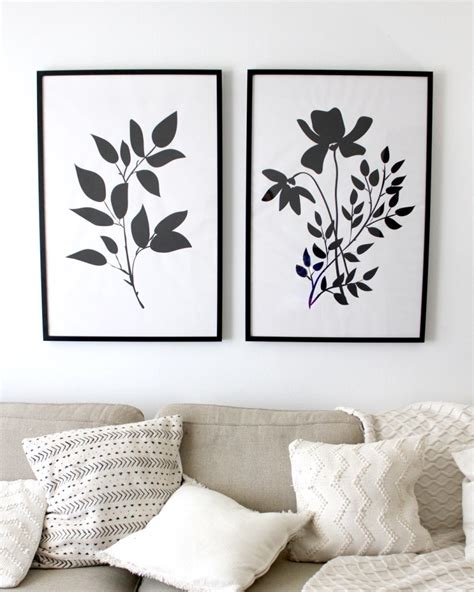 botanical prints wall art    tonality designs
