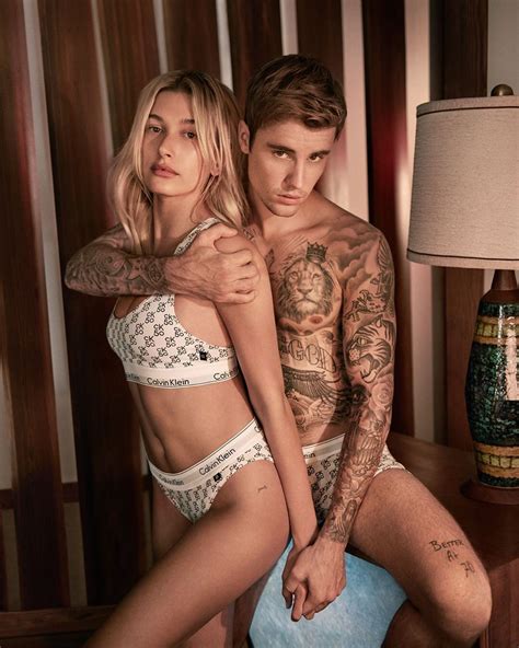 Hailey Baldwin Bieber Sexy For Calvin Klein Campaign 2019