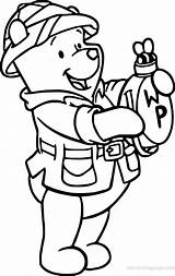 Pooh Winnie Coloring Animal Kingdom Wecoloringpage Pages sketch template