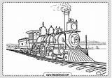 Trenes Tren Locomotoras Rincondibujos sketch template