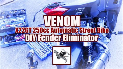 venom xgt cc diy fender eliminator xgt venommotorsports