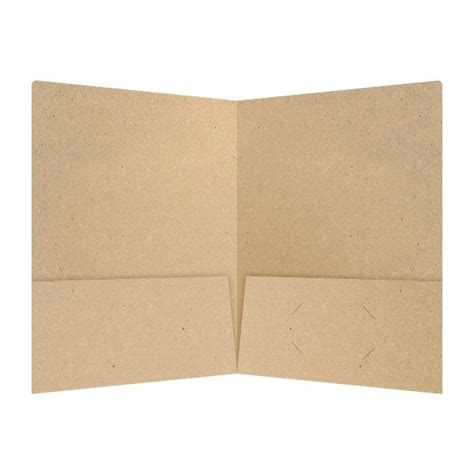 folder design kraft recycled paper pocket folders  hines