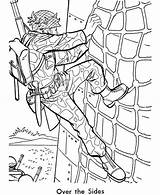 Coloring Pages Ww1 Soldier Getcolorings Forces Armed Color Training sketch template