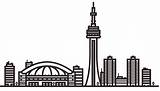 Toronto Skyline Cn Tower Drawing Illustration Vector Create Illustrator Adobe Different Drawings Paintingvalley Getdrawings sketch template