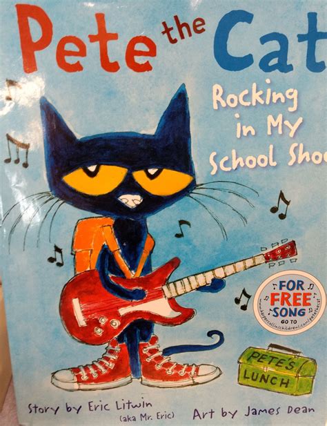 childrens book review pete  cat rocking   school shoes