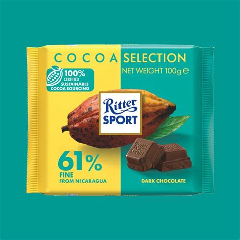 buy ritter sport cocoa selection  fine   delivery