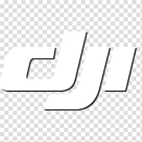 dji logo  white point dji drone logo transparent background png clipart hiclipart