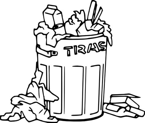 trash  coloring page  image  coloring home