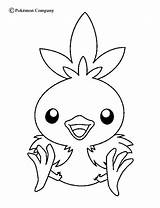 Pokemon Coloring Pages Torchic Fire Baby Type Bird Hellokids Printable Color Print Sheets Characters Kleurplaten Colouring Getdrawings Van Getcolorings Read sketch template