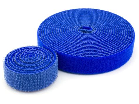 continuous blue hook  loop wrap  yards computer cable