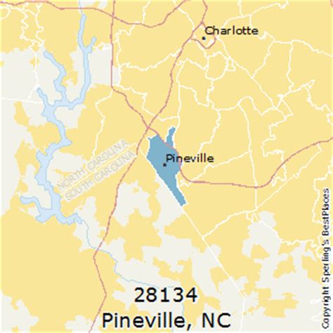 pineville zip  nc