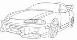 Mitsubishi Eclipse Drawing Newgrounds Getdrawings Drawings Car sketch template