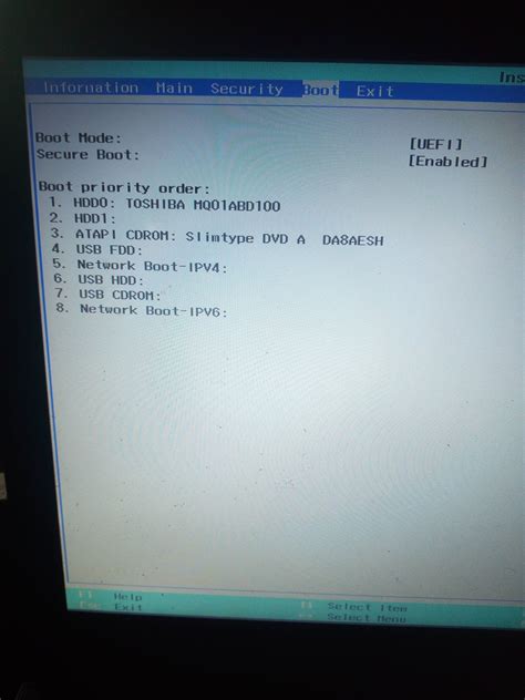 boot priority order empty  swift  sf  acer community