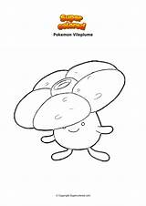 Ausmalbild Vileplume Poison Supercolored Jigglypuff Veneno Ausmalbilder sketch template