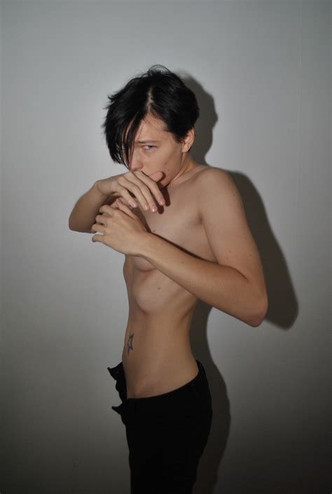 androgynous male model nude