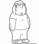 Guy Family Chris Griffin Coloring Pages Drawing Draw Peter Printable Kids Step Stewie Characters Cartoon Drawings Show Cleveland Lois Print sketch template