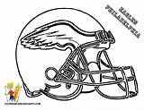 Eagles Coloring Pages Football Helmet Nfl Helmets Choose Board Kids Superbowl sketch template