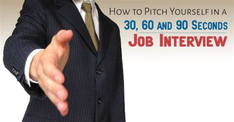 pitch       seconds job interview wisestep