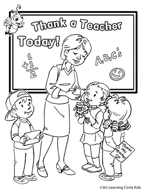 teacher coloring pages  getcoloringscom  printable