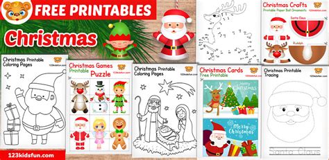 christmas printable  kids fun apps