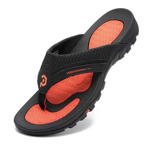 Men S Flip Flops Thongs Sandals Durable Comfort Slippers For Beach 7