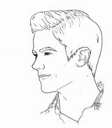 Grant Gustin sketch template