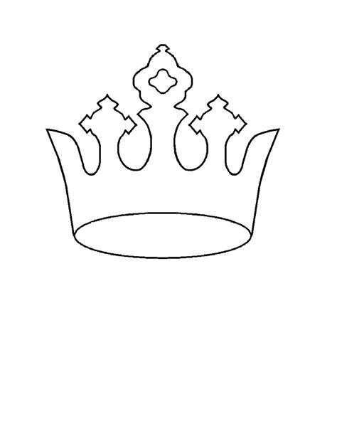 prince  princess crown templates  printable templates