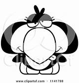 Penguin Clipart Chick Drunk Cartoon Thoman Cory Vector Outlined Coloring Royalty Upset 2021 sketch template