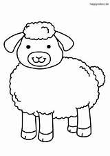 Schaf Bauernhof Ausmalbilder Ausmalen Lachendes Schafe sketch template