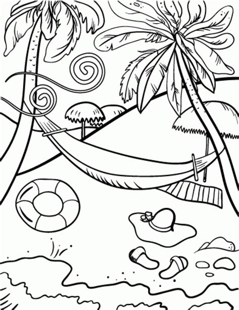 beach coloring pages  print uwmi