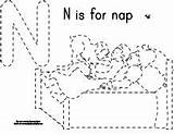 Napping Trace Coloringhome sketch template