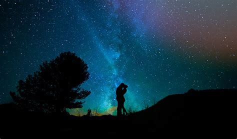 human lovers night sky starry · free photo on pixabay