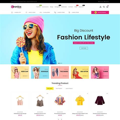 image   storefront page  clothes  accessories   front