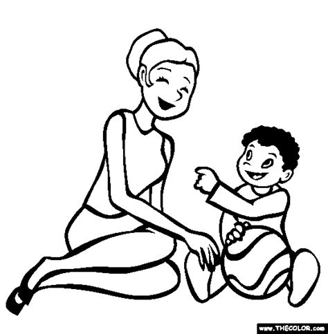 nanny coloring pages coloring home