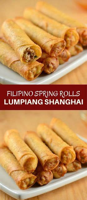 lumpìa shanghaì food recipes filipino recipes