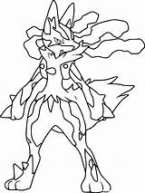 Lucario Colorier Legendaire Dessins Pascher Groudon Kyogre Primal Archivioclerici Pikachu Solgaleo sketch template