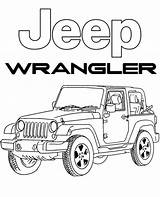 Jeep Wrangler Topcoloringpages Coloringfolder sketch template