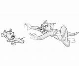 Jerry Tom Mouse Fight Coloring Pages Another sketch template