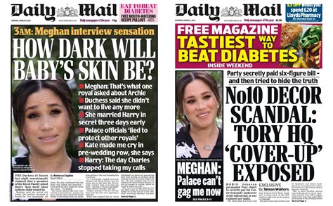 meghan harry call  british media  oprah interview tabloids react