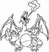 Charizard Mega Educativeprintable sketch template