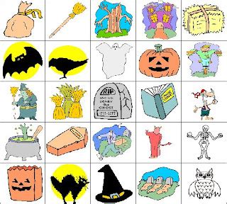 halloween postcards halloween bingo cards