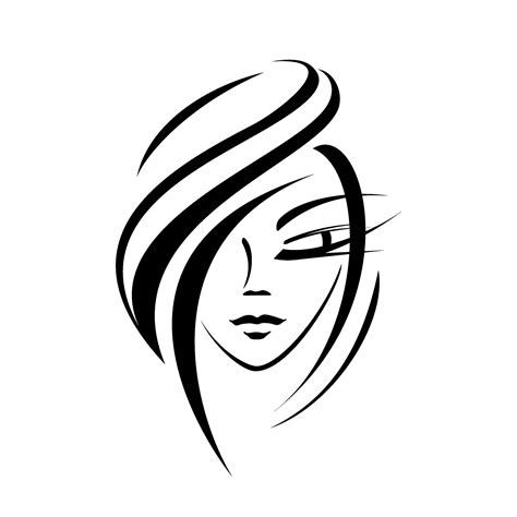 girl face logo